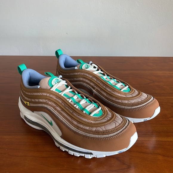 Nike Air Max 97 SE Moving Company Brown/White Sneakers DV2621-200 NWOB - Picture 2 of 5